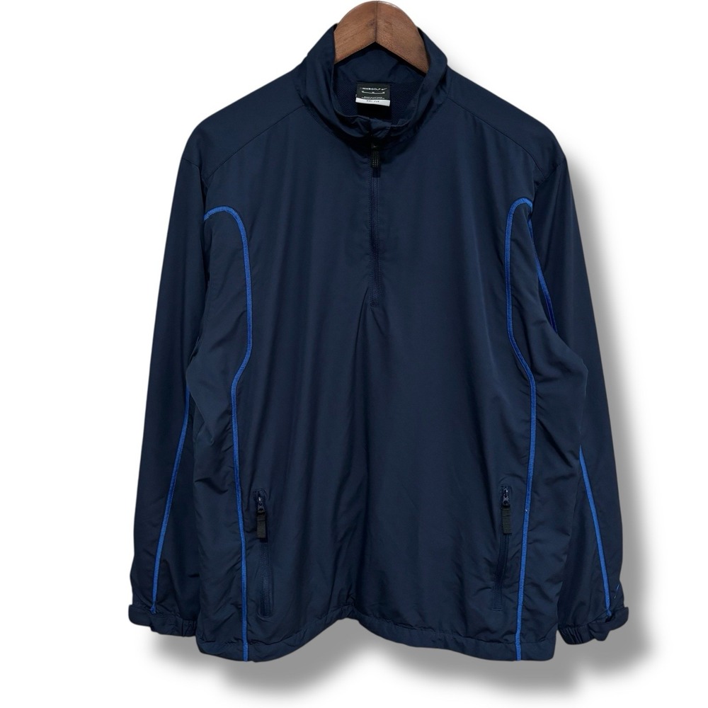 Nike Golf Men's 1/4 Zip Windbreaker Pullover *Frontier Branded Size M 23 x 28